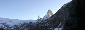 Matterhorn view from the balcon